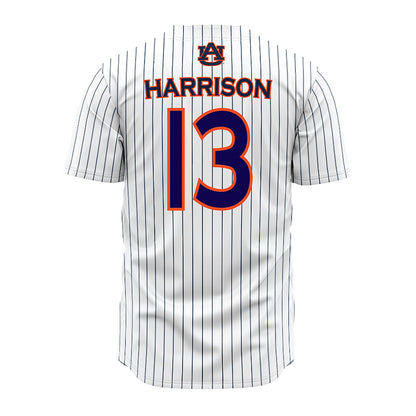 Auburn - NCAA Softball : Ella Harrison - Pinstripe Jersey-1