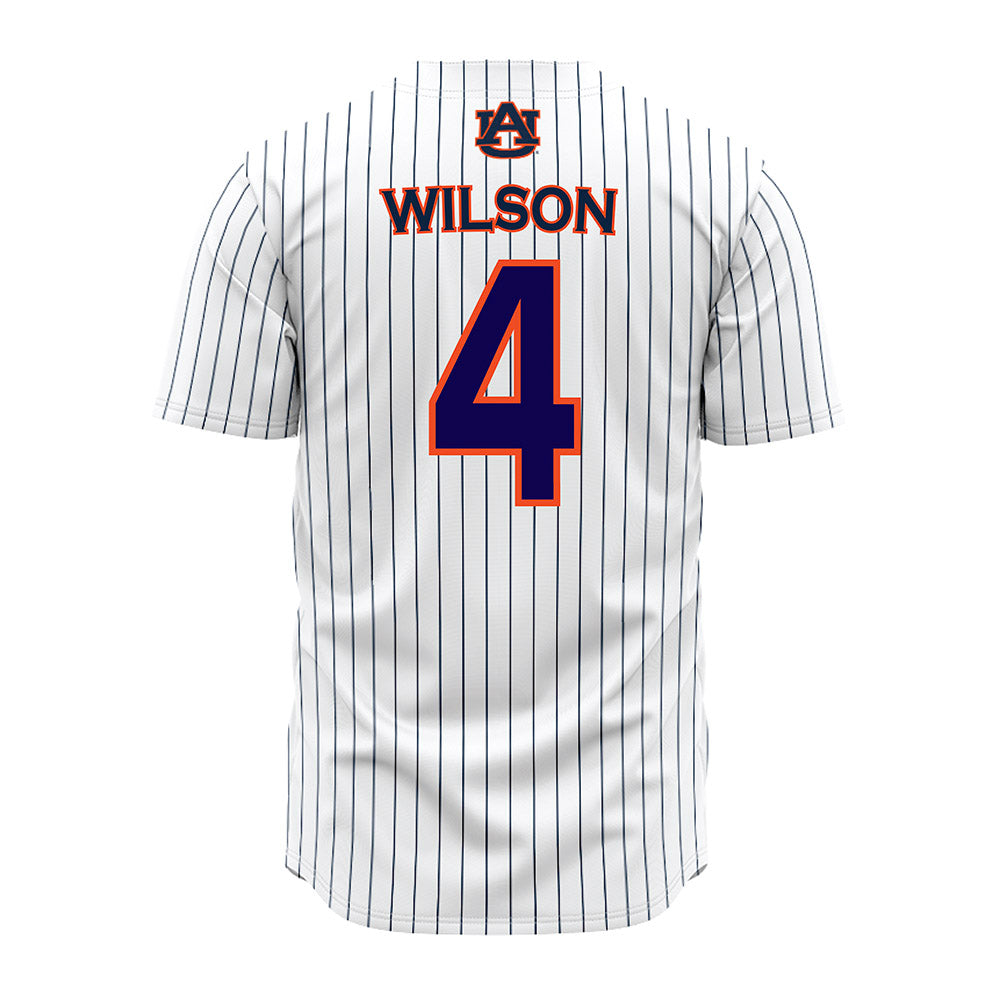 Auburn - NCAA Softball : Daigle Wilson - Pinstripe Jersey-1