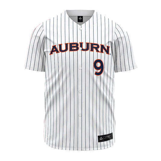 Auburn - NCAA Softball : Leah Byrd - Pinstripe Jersey-0