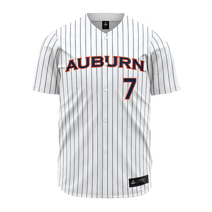 Auburn - NCAA Softball : Kylie Shaw - Pinstripe Jersey-0