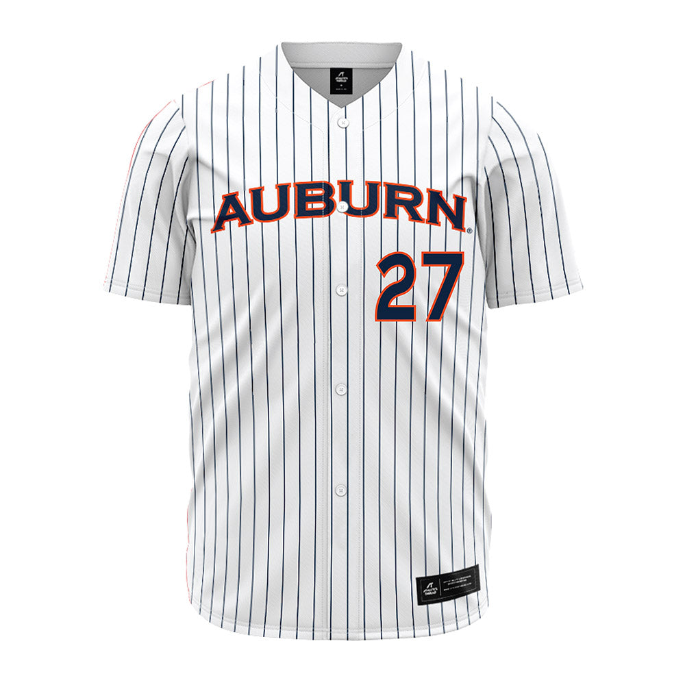 Auburn - NCAA Softball : Peyton Valentine - Pinstripe Jersey-0