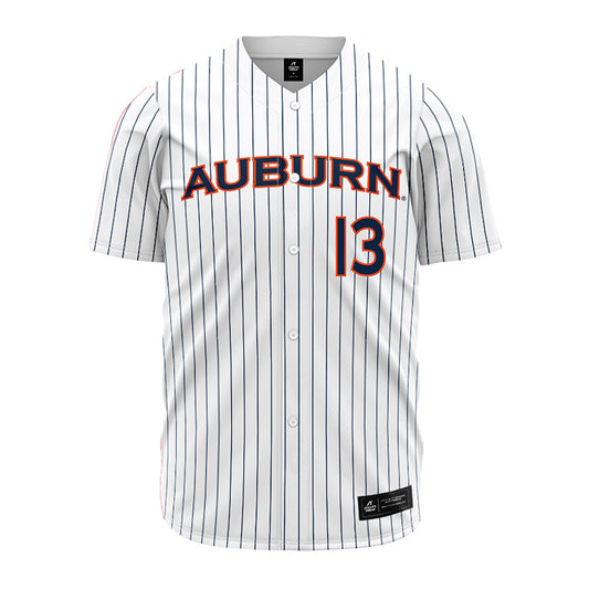 Auburn - NCAA Softball : Ella Harrison - Pinstripe Jersey-0
