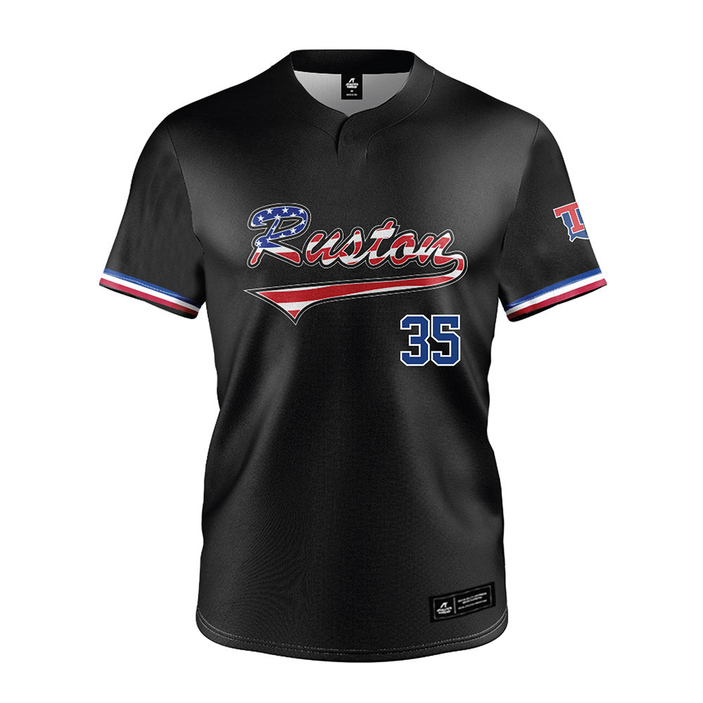 LA Tech - NCAA Baseball : Drew Ferguson - Black Jersey-0