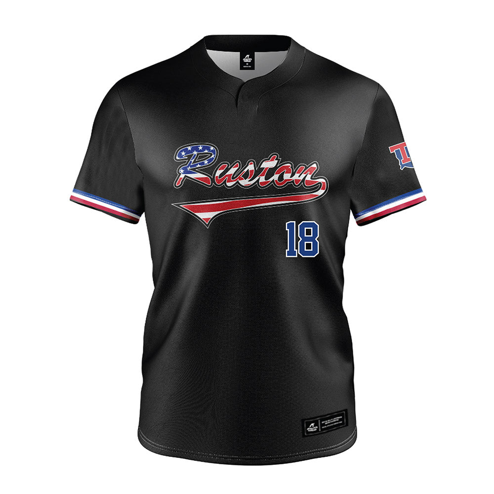 LA Tech - NCAA Baseball : Casey McCoy - Black Jersey-0