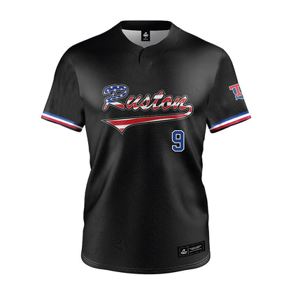 LA Tech - NCAA Baseball : Colton Coates - Black Jersey-0