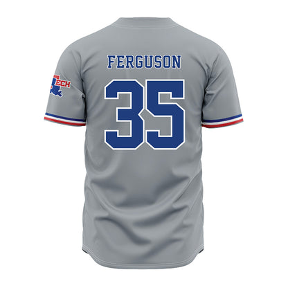 LA Tech - NCAA Baseball : Drew Ferguson - Grey Jersey-1