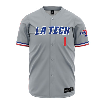 LA Tech - NCAA Baseball : Wesley Scott - Grey Jersey-0