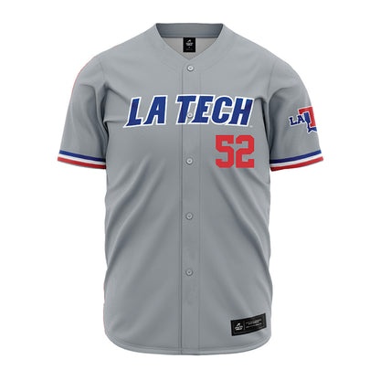 LA Tech - NCAA Baseball : Nick Greaney - Grey Jersey-0