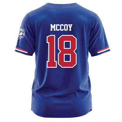 LA Tech - NCAA Baseball : Casey McCoy - Blue Jersey-1