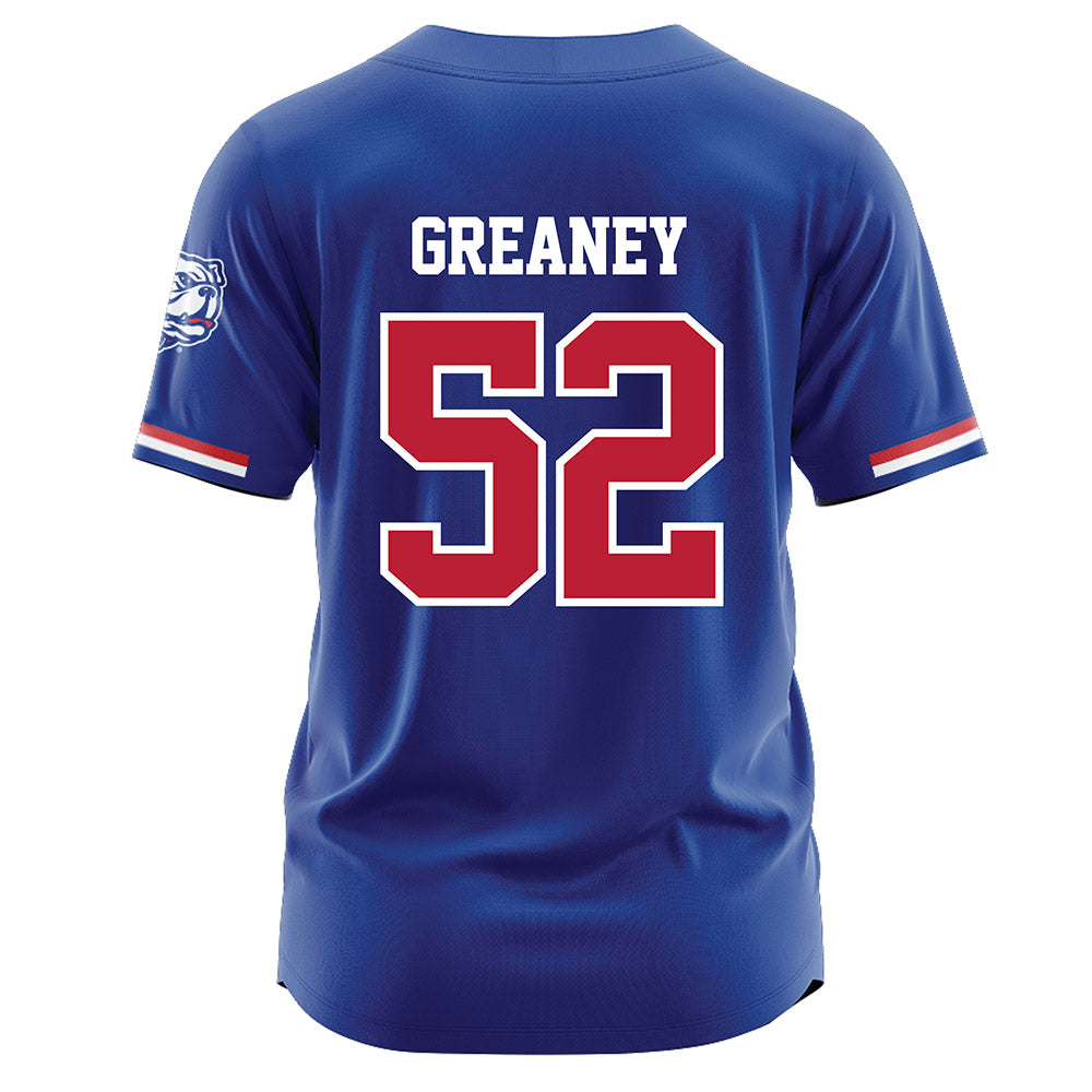 LA Tech - NCAA Baseball : Nick Greaney - Blue Jersey-1