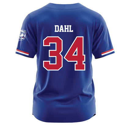LA Tech - NCAA Baseball : Declan Dahl - Blue Jersey-1