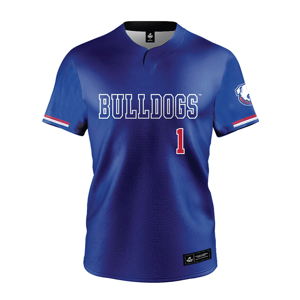 LA Tech - NCAA Baseball : Wesley Scott - Blue Jersey-0