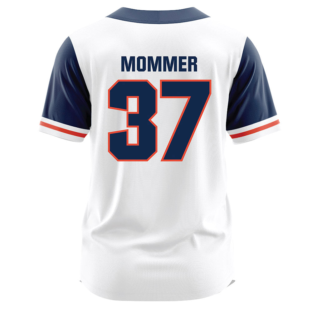 Illinois - NCAA Baseball : Samuel Mommer - White Jersey-1