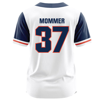 Illinois - NCAA Baseball : Samuel Mommer - White Jersey-1