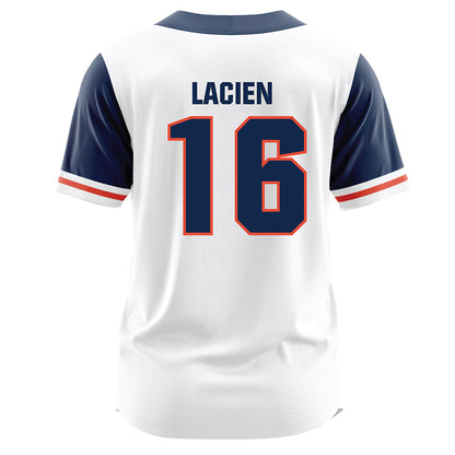 Illinois - NCAA Baseball : Richie LaCien - White Jersey-1
