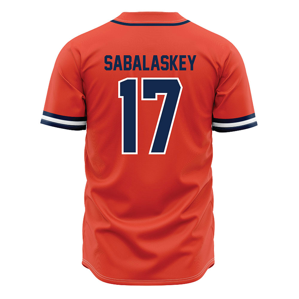 Illinois - NCAA Softball : Abby Sabalaskey - Orange Jersey-1