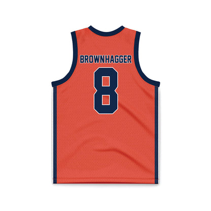 Illinois - NCAA Women's Basketball : Jasmine Brown-Hagger - Orange Basketball Jersey-1