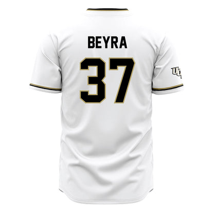 Central Florida - NCAA Baseball : Zach Beyra - White Jersey-1