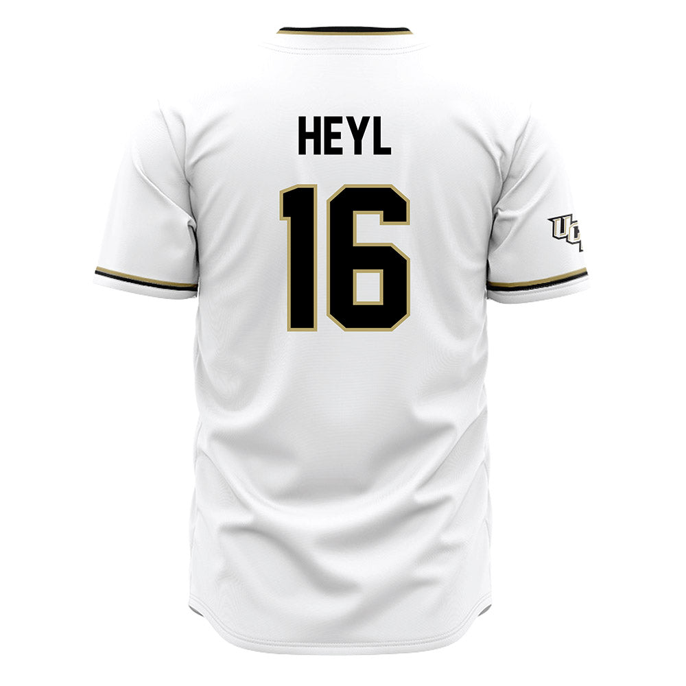 Central Florida - NCAA Baseball : Matthew Heyl - White Jersey-1