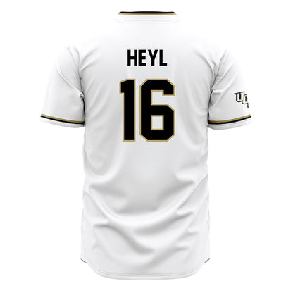 Central Florida - NCAA Baseball : Matthew Heyl - White Jersey-1