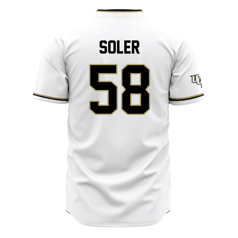 Central Florida - NCAA Baseball : Alan Soler - White Jersey-1