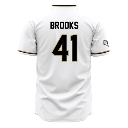 Central Florida - NCAA Baseball : Dallas Brooks - White Jersey-1