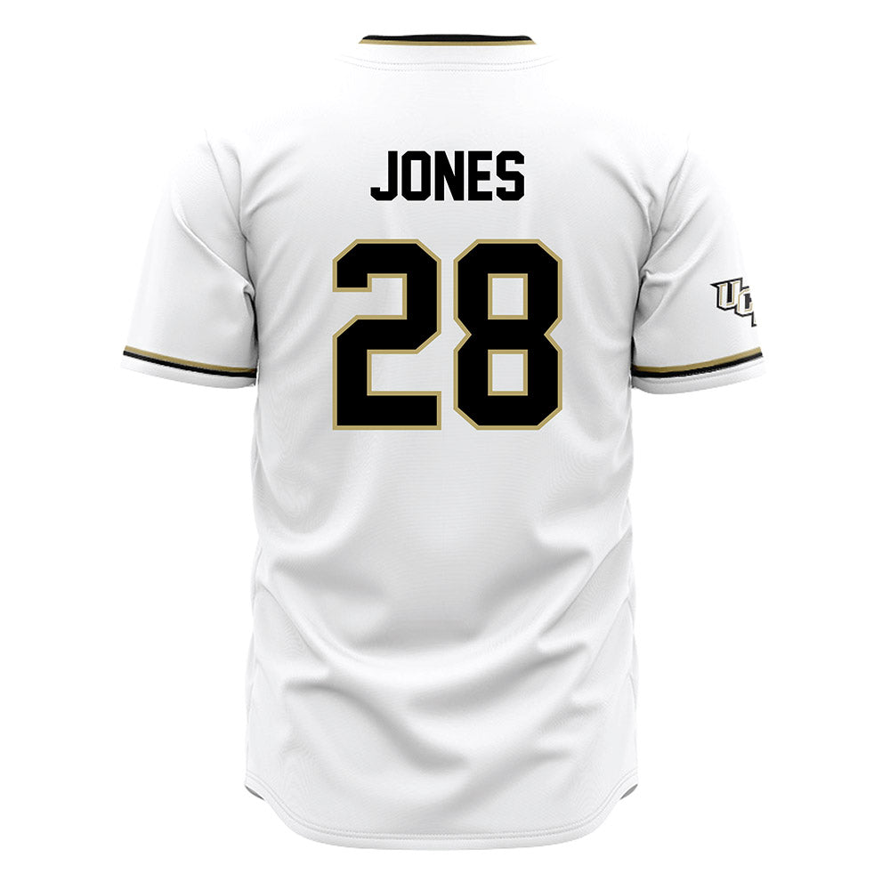 Central Florida - NCAA Baseball : Evan Jones - White Jersey-1