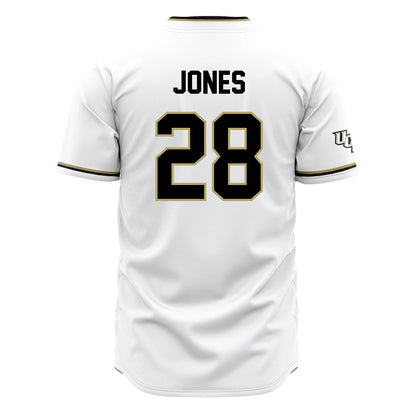Central Florida - NCAA Baseball : Evan Jones - White Jersey-1