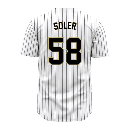 Central Florida - NCAA Baseball : Alan Soler - Pinstripe Jersey-1
