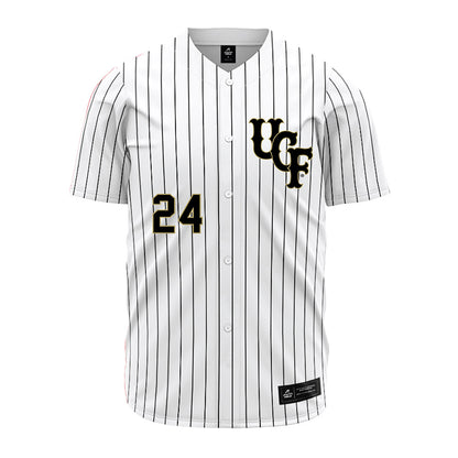 Central Florida - NCAA Baseball : Zak Skinner - Pinstripe Jersey-0