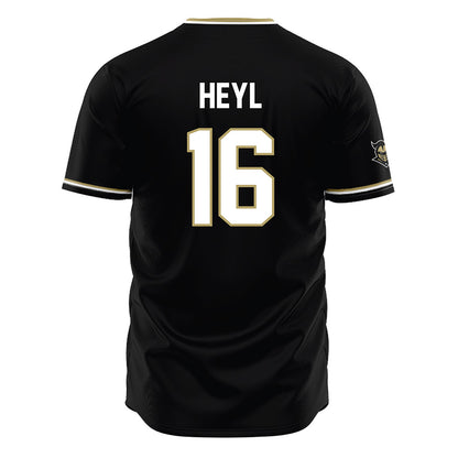 Central Florida - NCAA Baseball : Matthew Heyl - Black Jersey-1
