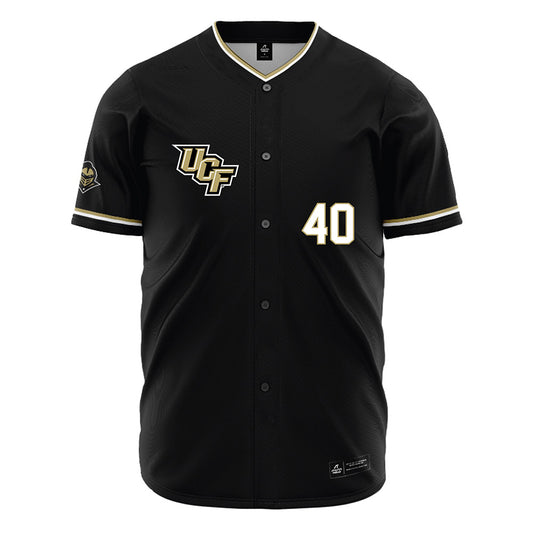 Central Florida - NCAA Baseball : Michael Gillen - Black Jersey-0