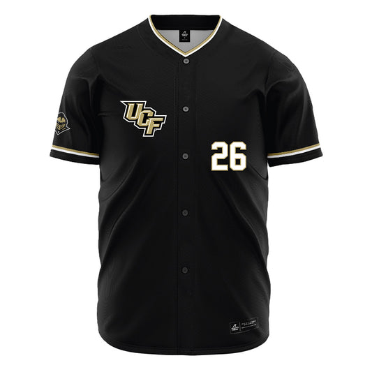 Central Florida - NCAA Baseball : Matt Sauser - Black Jersey-0