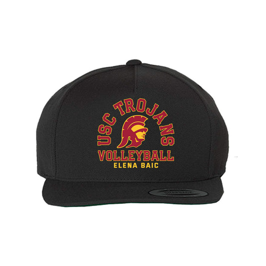 USC - NCAA Women's Volleyball : Elena Baic - Snapback Hat-0