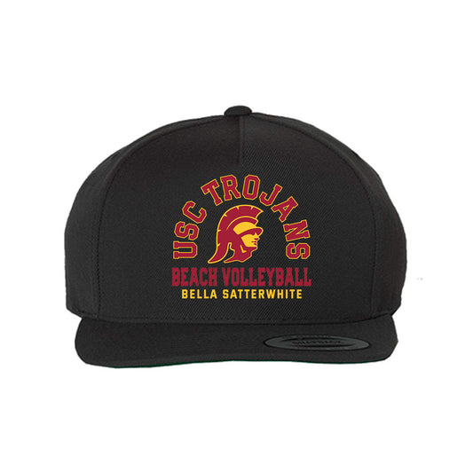 USC - NCAA Beach Volleyball : Bella Satterwhite - Snapback Hat-0