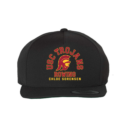 USC - NCAA Women's Rowing : Chloe Sorensen - Snapback Hat-0