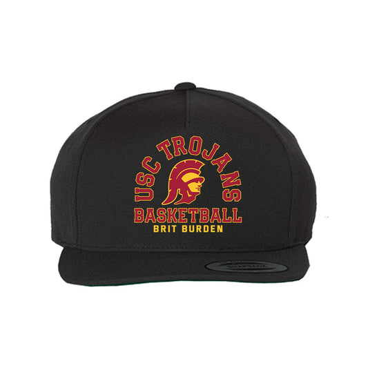 USC - NCAA Men's Basketball : Brit Burden - Snapback Hat-0