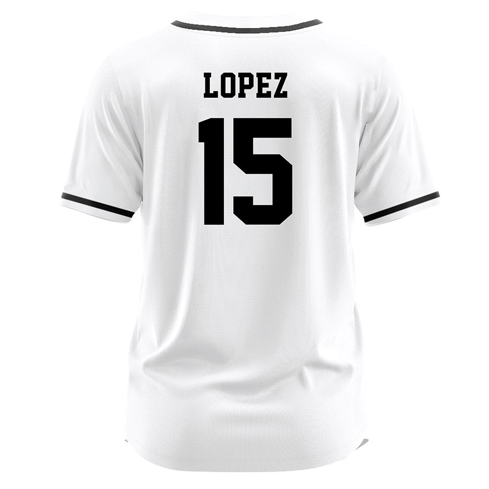 Central Florida - NCAA Softball : Yessenia Lopez - White Jersey-1