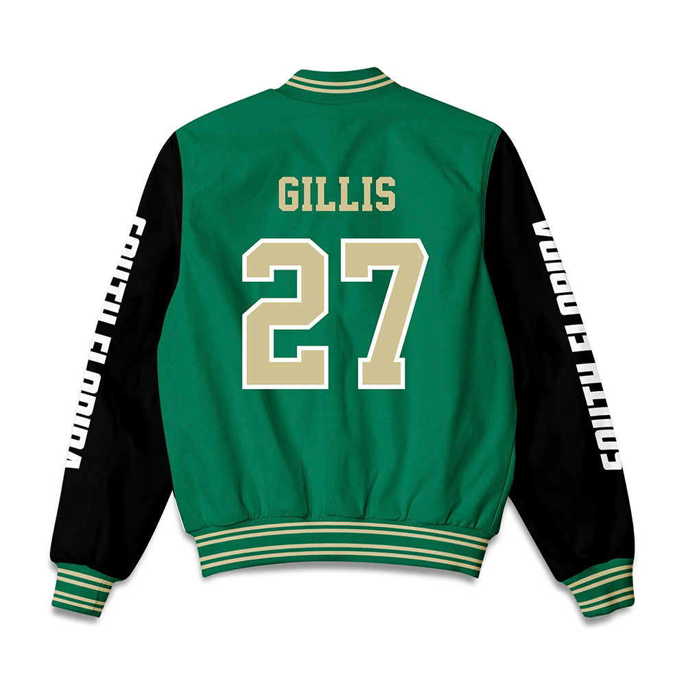 USF - NCAA Football : Jermichael Gillis - Bomber Jacket-1
