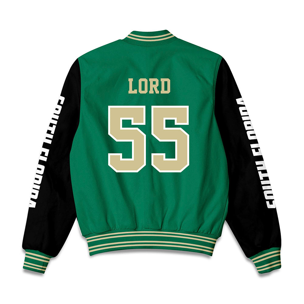USF - NCAA Softball : Zoey Lord - Bomber Jacket-1