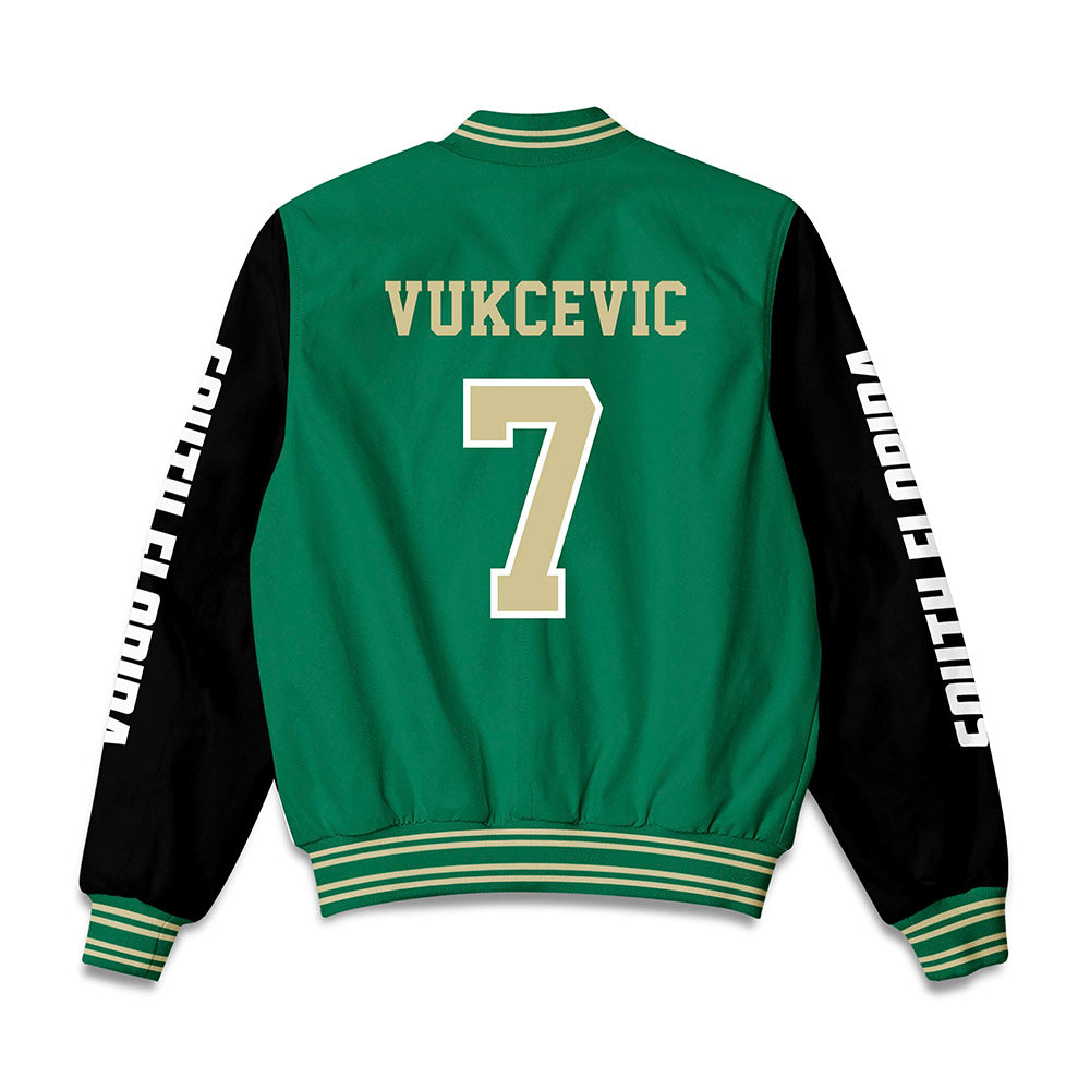USF - NCAA Women's Basketball : Lanaa Vukcevic - Bomber Jacket-1