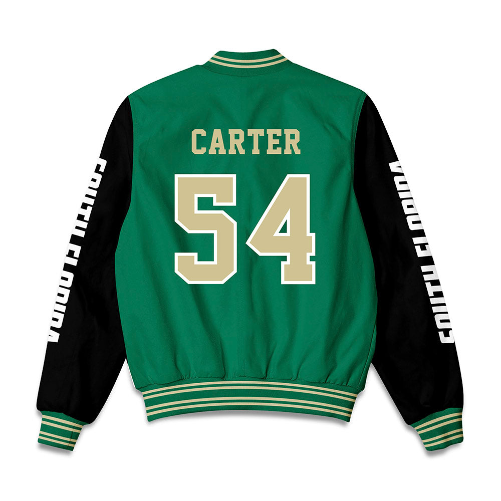 USF - NCAA Football : Braden Carter - Bomber Jacket-1