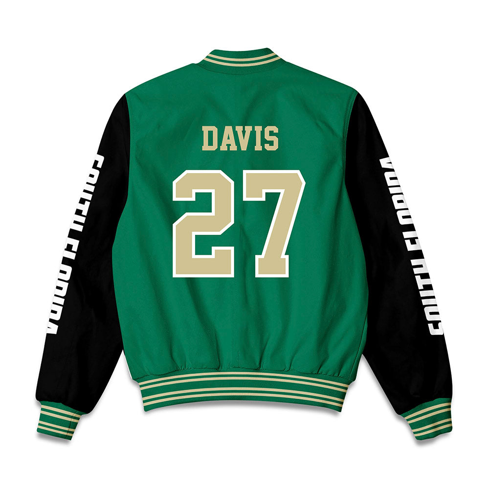 USF - NCAA Football : Jayden Davis - Bomber Jacket-1