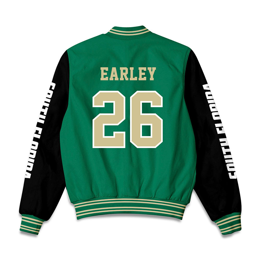 USF - NCAA Baseball : Nathan Earley - Bomber Jacket-1