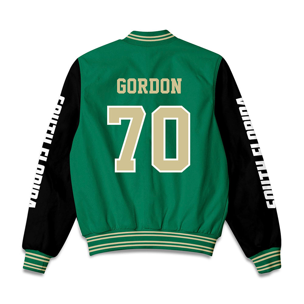 USF - NCAA Football : Gerrick Gordon - Bomber Jacket-1