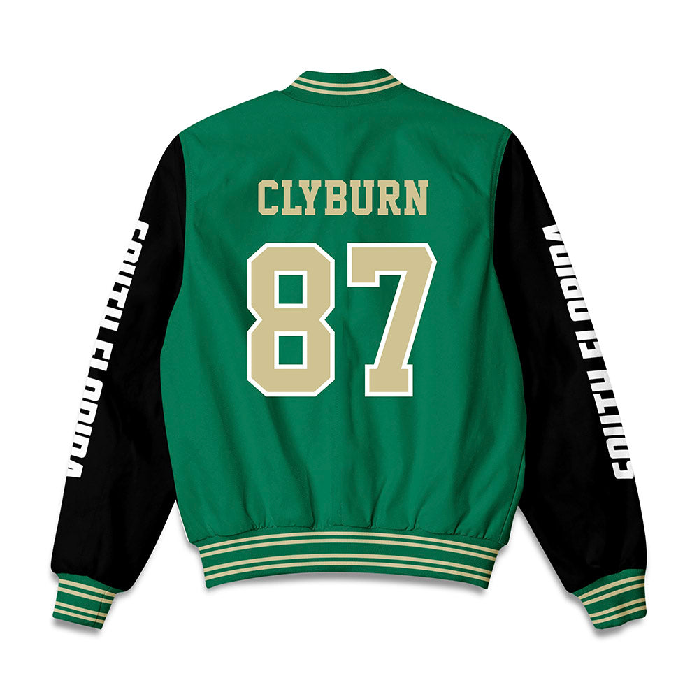 USF - NCAA Football : Luke Clyburn - Bomber Jacket-1