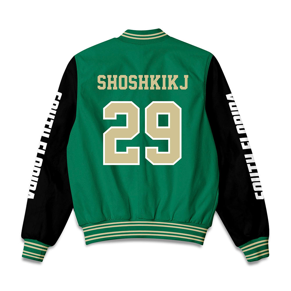 USF - NCAA Men's Basketball : Andrej Shoshkikj - Bomber Jacket-1