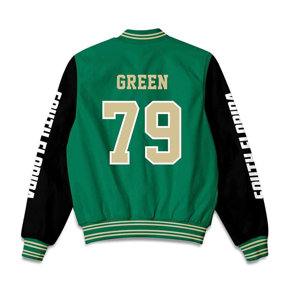 USF - NCAA Football : Ethan Green - Bomber Jacket-1