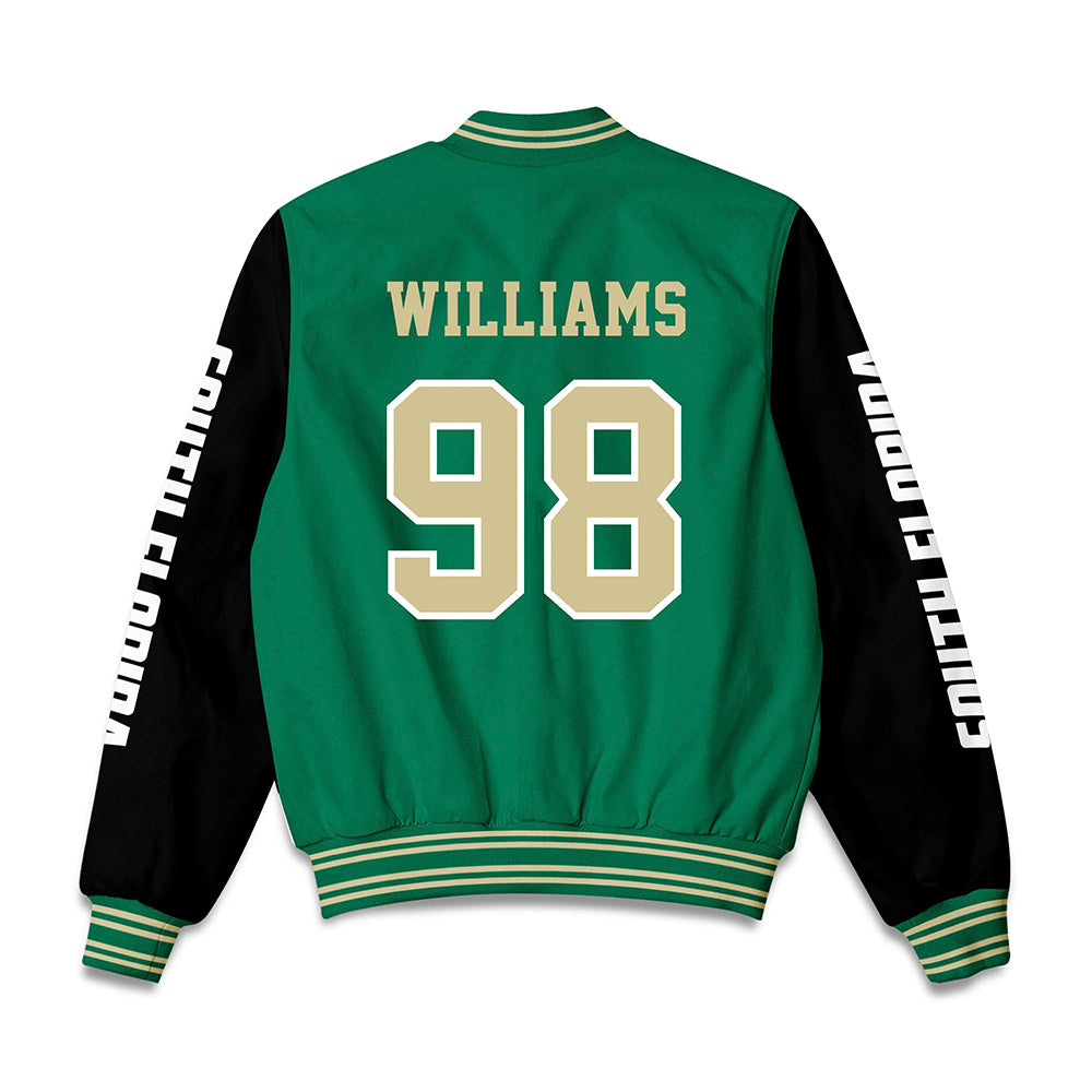 USF - NCAA Football : Marcus Williams - Bomber Jacket-1