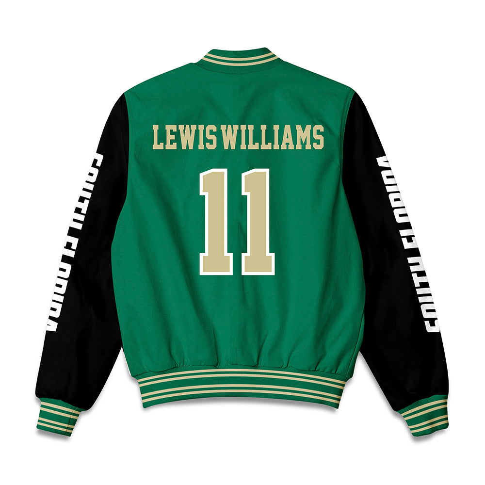 USF - NCAA Women's Basketball : Kirsten Lewis-Williams - Bomber Jacket-1